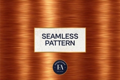 Copper Metallic Texture | Brushed Foil Background Product Image 3