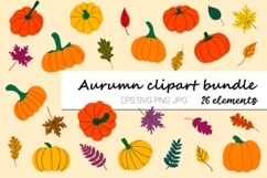 Thanksgiving Day Patterns &amp; Cliparts Bundle Product Image 7