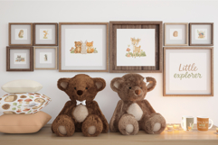 Woodland Animals Watercolor Clipart Nursery Set Product Image 7