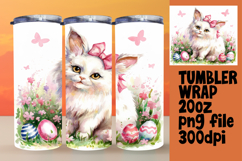 BEAUTIFUL 20oz Sublimation Tumbler Template , Cute Easter Product Image 1