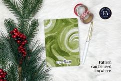 Watercolor Matcha Pattern, Green Wash Texture Product Image 4