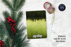 Spilled Matcha Texture, Green Abstract Liquid Digital Paper Product Image 4