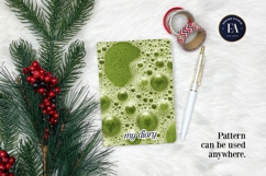 Matcha Foam Texture, Green Bubble Pattern Product Image 4