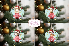 BUNDLE Cute Christmas animals ornament PNG sublimation Product Image 2