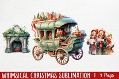 Whimsical Christmas Sublimation, PNG Product Image 1