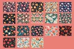 Boho Tulip Seamless Patterns - 300DPI Product Image 7