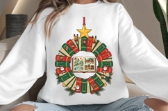 Bookish Christmas png design for T-shirts Product Image 4