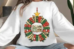 Bookish Christmas png design for T-shirts Product Image 4