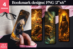 Fairy Bear Bookmark PNG forest magical bookmark Product Image 1
