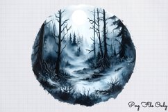 Gothic Spooky Winter Clipart PNG Product Image 1