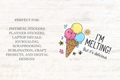Summer Ice Cream Stickers Product Image 2