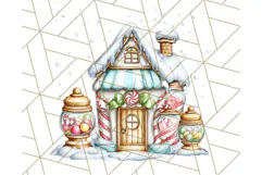 Christmas North Pole Village PNG Clipart, Cute Holiday Art Product Image 3