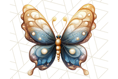 Jewel Toned Butterfly PNG Clipart, Vibrant Butterflies Product Image 3