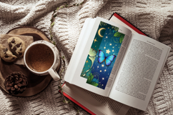 Mystical Moths Celestial Nature Bookmark Set,Printable Witch Product Image 7