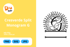 Cresverde Split Monogram Product Image 1