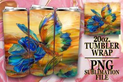 Glitter Butterfly Pattern for 20oz Tumblers Product Image 1