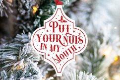 Naughty Christmas Arabesque Ornament SVG Bundle Product Image 6