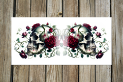 Gothic Halloween | 4 skulls Sublimation Mug designs PLUS2 Product Image 3