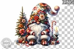 Christmas Gnome Sublimation - Clipart PNG Design Product Image 1
