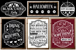 Farmhouse Halloween SVG 5 designs/Halloween Porch Signs SVG Product Image 1