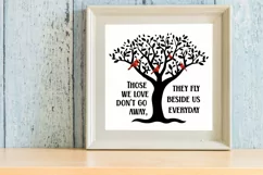 Those we love don't go away, they fly beside us everyday SVG Product Image 3