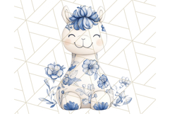 Cute Stuffed Animal Clipart, Chinoiserie Nursery Decor Png Product Image 3