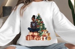 Christmas motivational women png design for T-shirts Product Image 4