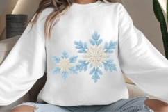 Christmas snowflake png design for T-shirts Product Image 4