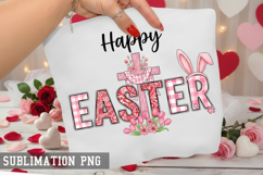 Happy Easter Sublimation PNG - Easter Design Product Image 1
