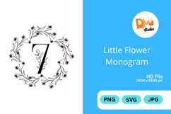 Little Flower Monogram Product Image 1