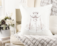 White Christmas Clipart, Vintage PNG Product Image 7