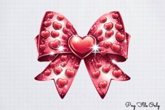 Coquette Valentine Clipart PNG Product Image 1