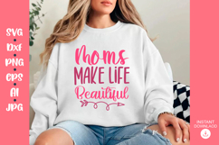 Mother&#039;s day SVG Design, SVG Cut file design Product Image 1