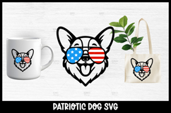 16 Patriotic Dogs with American Flag Sunglasses SVG Product Image 5