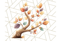 Woodland Forest Scene PNG Clipart, Fall Nature Elements Product Image 3