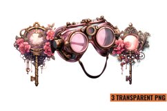 Steampunk Pink Style Sublimation Clipart Product Image 1