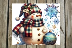 Vintage Christmas | 4 xmas Sublimation Tumbler Designs2 Product Image 3