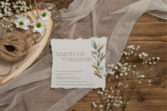 Dark Teal and Burnt Orange Wedding Flowers Clipart Bundle Product Image 7