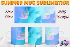 Summer Mug Sublimation | Mug 11 Oz 15 Oz | PNG 300 DPI v.1 Product Image 1