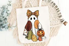 Cute Fall Ghost Png, Girly Halloween Png, Cozy Fall Png. Product Image 7