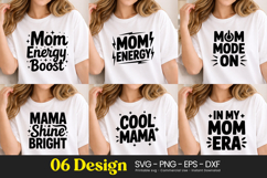 Mom Energy Boost Shine Bright SVG PNG Product Image 1
