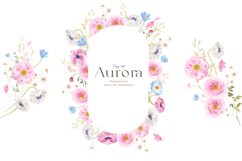 Watercolor flowers - Aurora Product Image 7