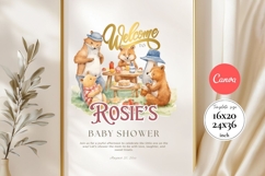Baby Shower Welcome Sign Template 109 Product Image 4