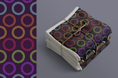 10 circles shapes seamless vector patterns Product Image 7