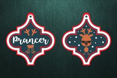 Santa's reindeers-Christmas Arabesque Ornaments Bundle Product Image 7