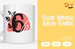 Fleur Nomad Boho Floral Monogram Product Image 1