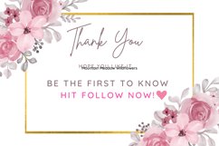 Vintage Floral Fantasy Watercolor Seamless Pattern Set Product Image 6