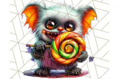 Spooky Cute Monster PNG Clipart, Adorable Halloween Monsters Product Image 3