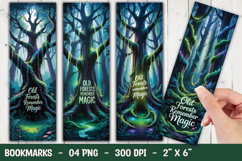 Enchanted Forest Bookmark Sublimation Product Image 1