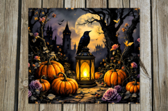 Spooky Halloween | 4 Skinny tumbler sublimation designs P2 Product Image 3